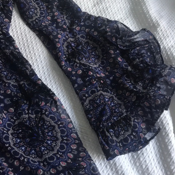 Francescas Blue Rain Dress - Picture 3 of 7